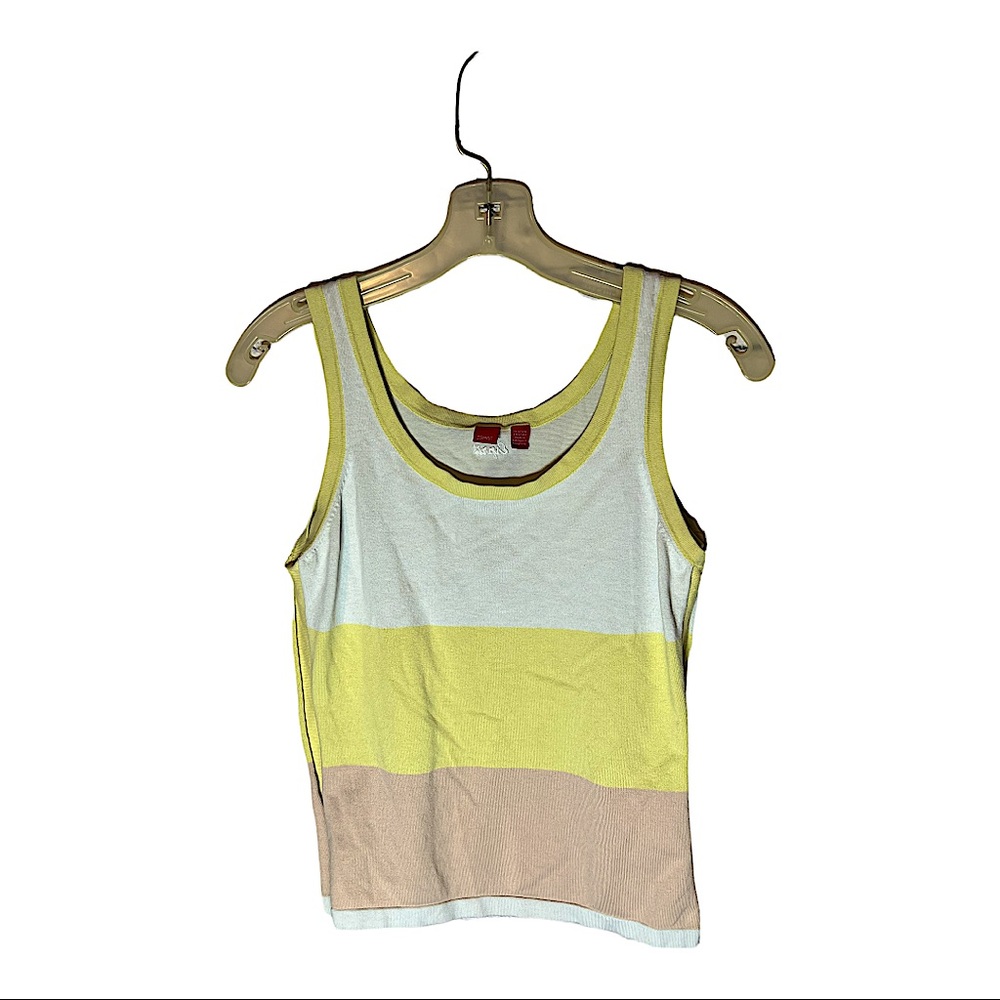 Vintage Esprit striped tank top size med